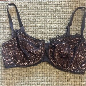 Soma Elegant Black Lace Bra